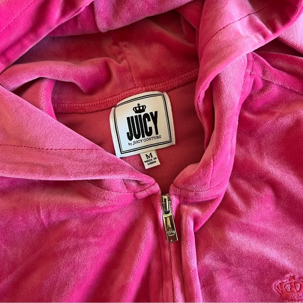 Throwback Juicy Couture Hot Pink Velour Set - Picture 7 of 8